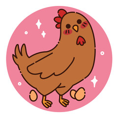 Poule mignonne