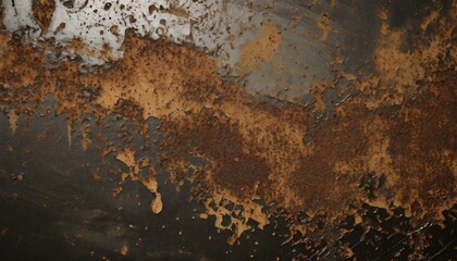  Metal texture with corrosion or rust - obrazy, fototapety, plakaty
