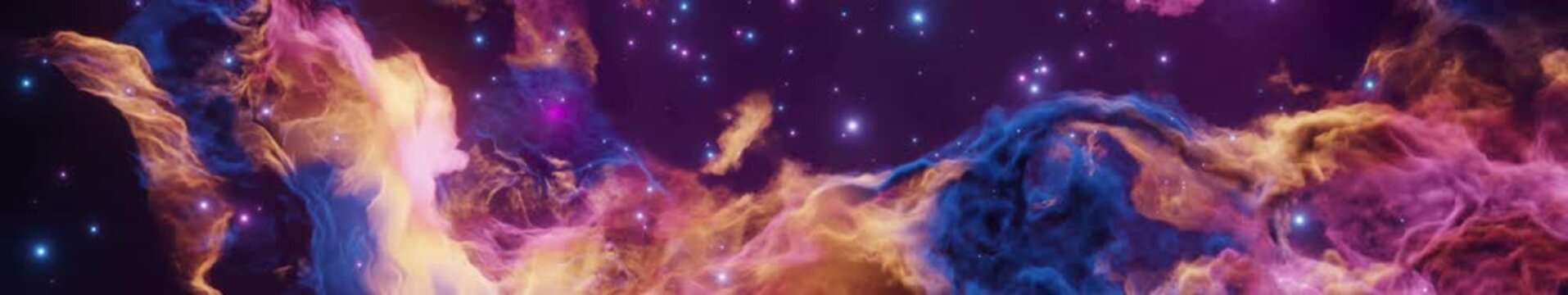 Cosmos Nebula Widescreen Visual