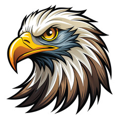 Eagle head vector artwork