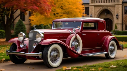 Store enrouleur Voitures anciennes 1930s american vintage car, classic 20th century automobile collectibles for sale