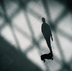 silhouette of a person