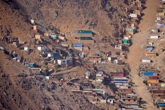 Lima, the capital of Peru, has areas with informal settlements, commonly known as "shanty towns" or "barriadas."