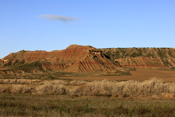 The Bardenas Reales is a semi-desert natural region of some 42,000 hectares in southeast Navarre...