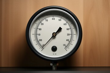 Manometer pressure gauge background. Gage power. Generate Ai