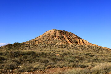 The Bardenas Reales is a semi-desert natural region of some 42,000 hectares in southeast Navarre ,Spain