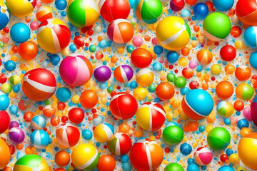 colorful balloons background