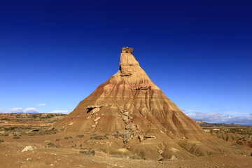 The Bardenas Reales is a semi-desert natural region of some 42,000 hectares in southeast Navarre...