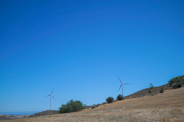 wind turbines farm