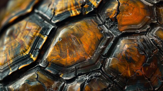 turtle shell background.