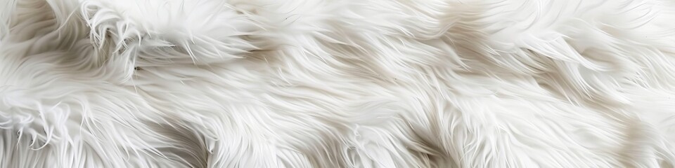 Obraz premium white fur background.