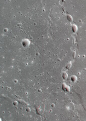 Gruithuisen Rille. Anaglyph image. Use red/cyan 3d glasses.
Image from the Lunar Reconnaissance...