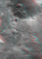 Highland Ponds Big Flow Front. Anaglyph image. Use red/cyan 3d glasses.
Image from the Lunar...