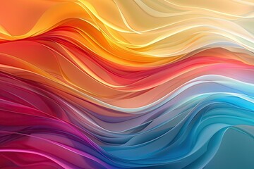 Obraz premium colorful abstract wave background Abstract rainbow colors wave background Spectrum color flow wave