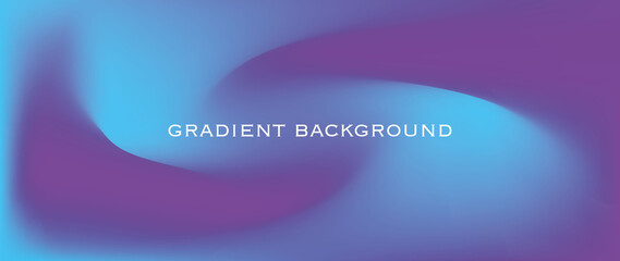 Gradient background. Illustration with purple and blue colors. Banner template...