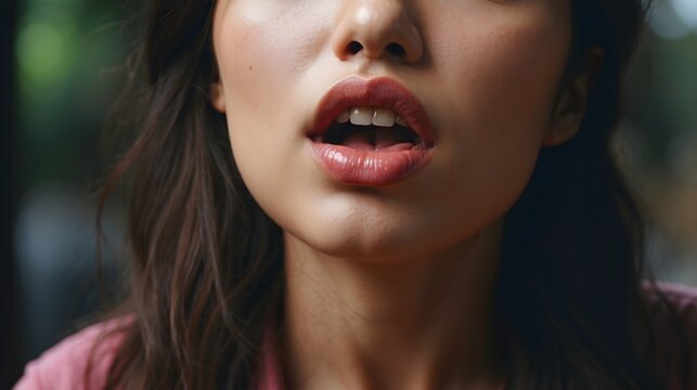 girl of a woman feeling orgasm