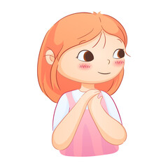 Cute illustrations of boys and girls of various nationalities, perfect for celebrating Mother's Day, International Women's Day, Children's Day, and floral themes. 