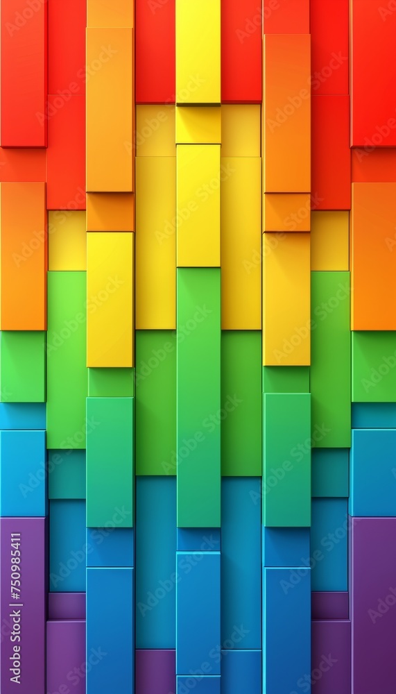 Poster dark rainbow 3d abstract background with colorful gradient spectrum for design projects