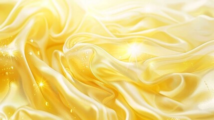 Fototapeta premium Gold silk background with delicate texture and shimmering design for elegant concepts and displays.