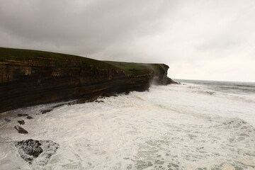 Viewpoint of Acantilado el Bolao in the autonomous Community of Cantabria in Spain