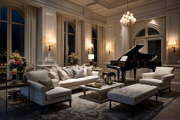 Voice-Activated Lighting: Modernizing a Classic Villa Living Room