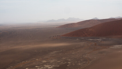 Fototapeta na wymiar View of the Namib desert