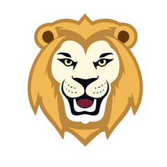 lion head vector illustration isolated transparent background, logo, cut out or cutout t-shirt print design,  poster, baby products, packaging design, tribal tattoo