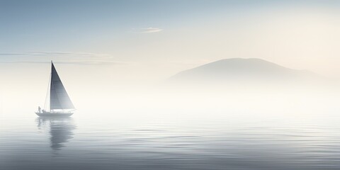Solitary figure sitting with a virtual reality headset in a stark, minimalist white room