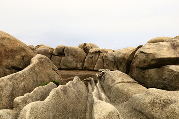 Los Acantilados de papel located near the Punta de Morás, are magnificent granite rock formations...
