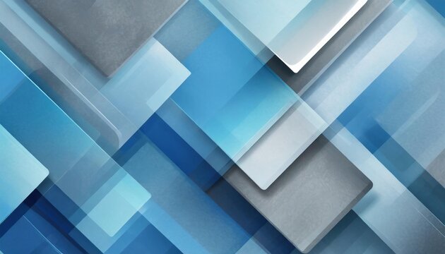 blue and grey glossy squares abstract tech banner design modern abstract blue background design with layers of material in square shapes in random geometric patterns