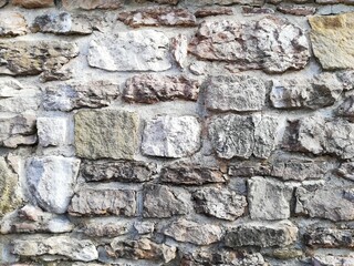 old wall - stone and bricks