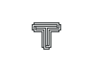 initial Letter T Logo Concept icon symbol sign Design Element. Vector illustration logo template