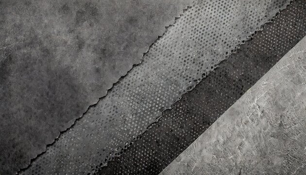 black and grey abstract grunge texture with halftone background