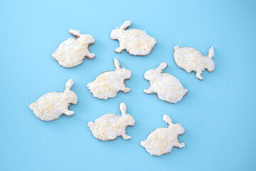 Easter gingerbread bunnies.