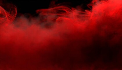 panoramic red fog mist texture overlays abstract smoke isolated background for effect text or copyspace stock illustration