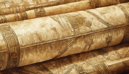ancient egyptian papyrus texture background historic and delicate papyrus scrolls vintage and hieroglyphic backdrop