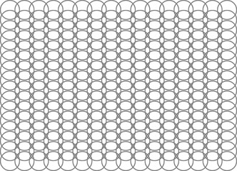 Oval pattern. Ovals, isolated pattern. PNG file. Circles on an empty background. Gray pattern. Simple seamless background.