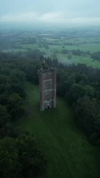 King Alfred's Tower, folly, Stourhead, Wiltshire