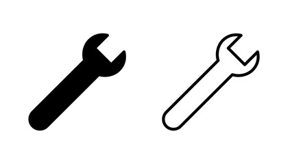 Wrench icon set. repair icon vector. tools icon vector