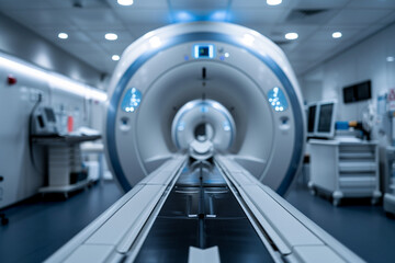 Advanced MRI CT Scan Machine at Hospital  