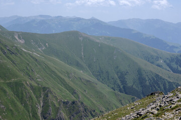 Obraz premium Summer Landscape of Rila Mountain near Kalin peaks, Bulgaria