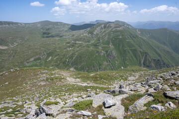 Summer Landscape of Rila Mountain near Kalin peaks, Bulgaria