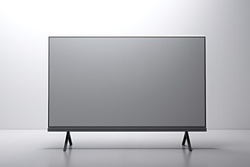 a large screen on a stand