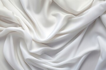 a white fabric with folds