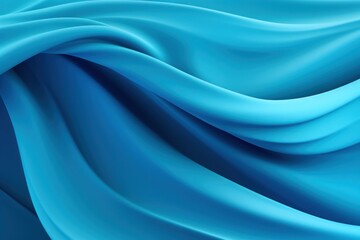 Obraz premium a blue fabric with a wavy pattern