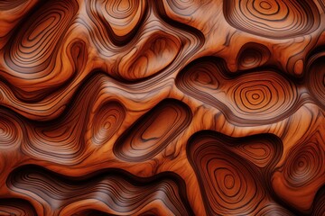 a wood grained surface with wavy lines