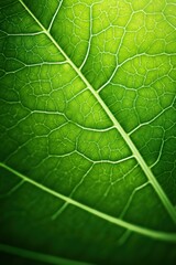close up of a green leaf