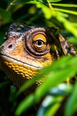 Obraz premium a close up of a lizard