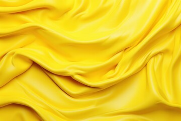 a yellow fabric with folds