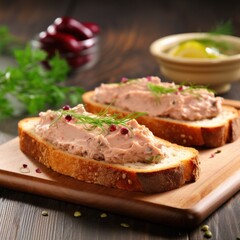 food on a cutting board